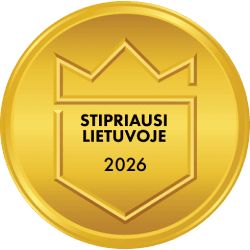 Stipriausi Lietuvoje 2020–2026 sertifikatas